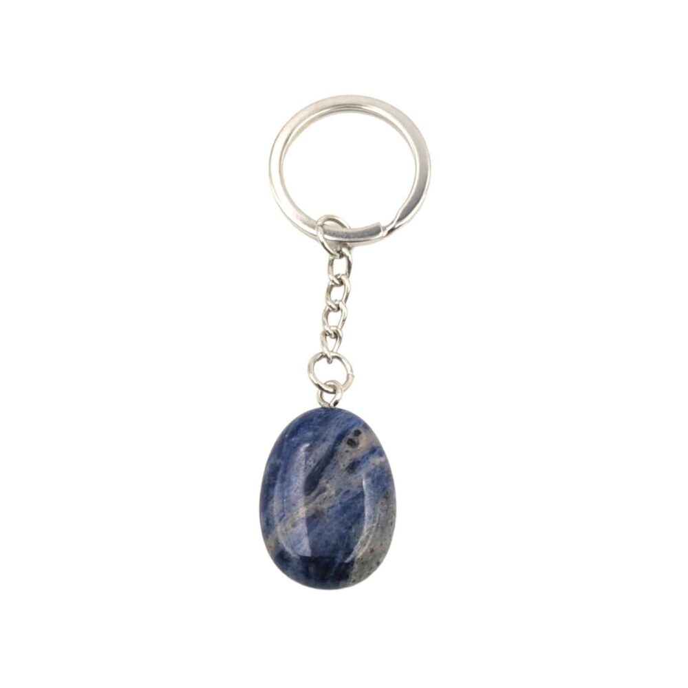 Porte-clés pierre Sodalite