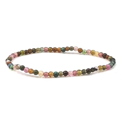 Bracelet Tourmaline multicolore 3mm