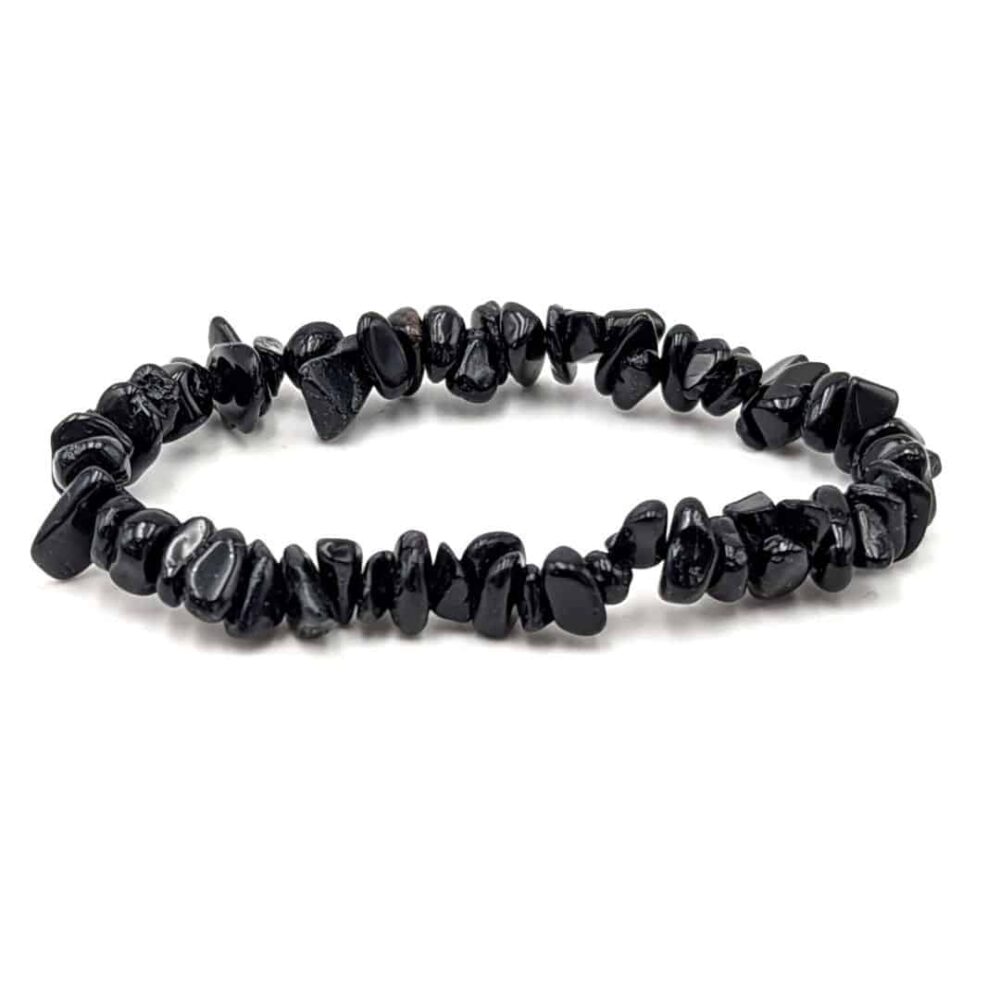Bracelet Spinelle noir baroque