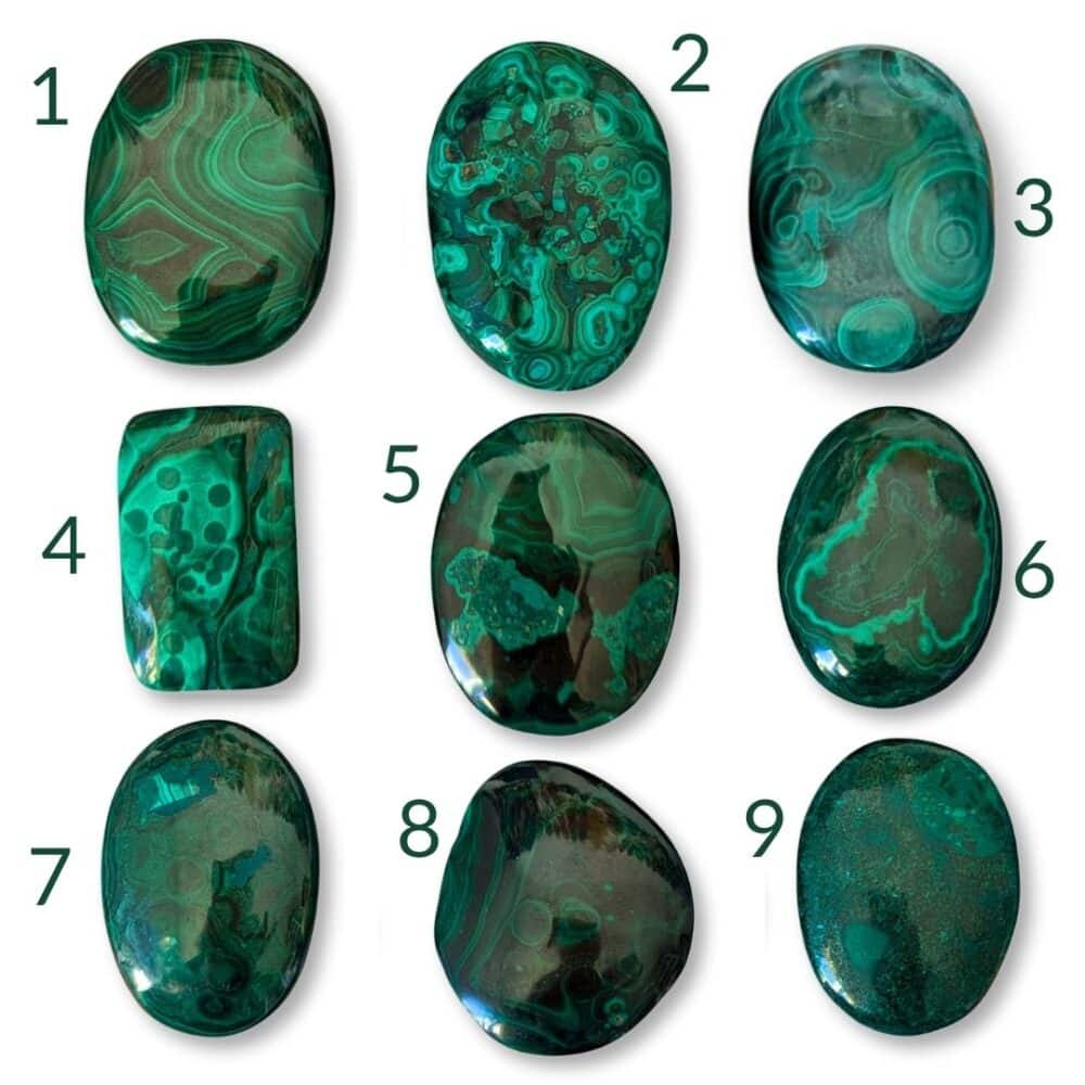 galet malachite