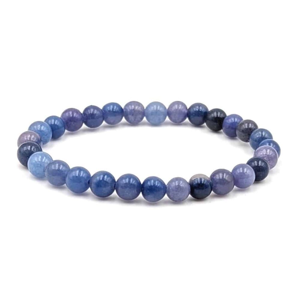 Bracelet Aventurine bleue 6mm
