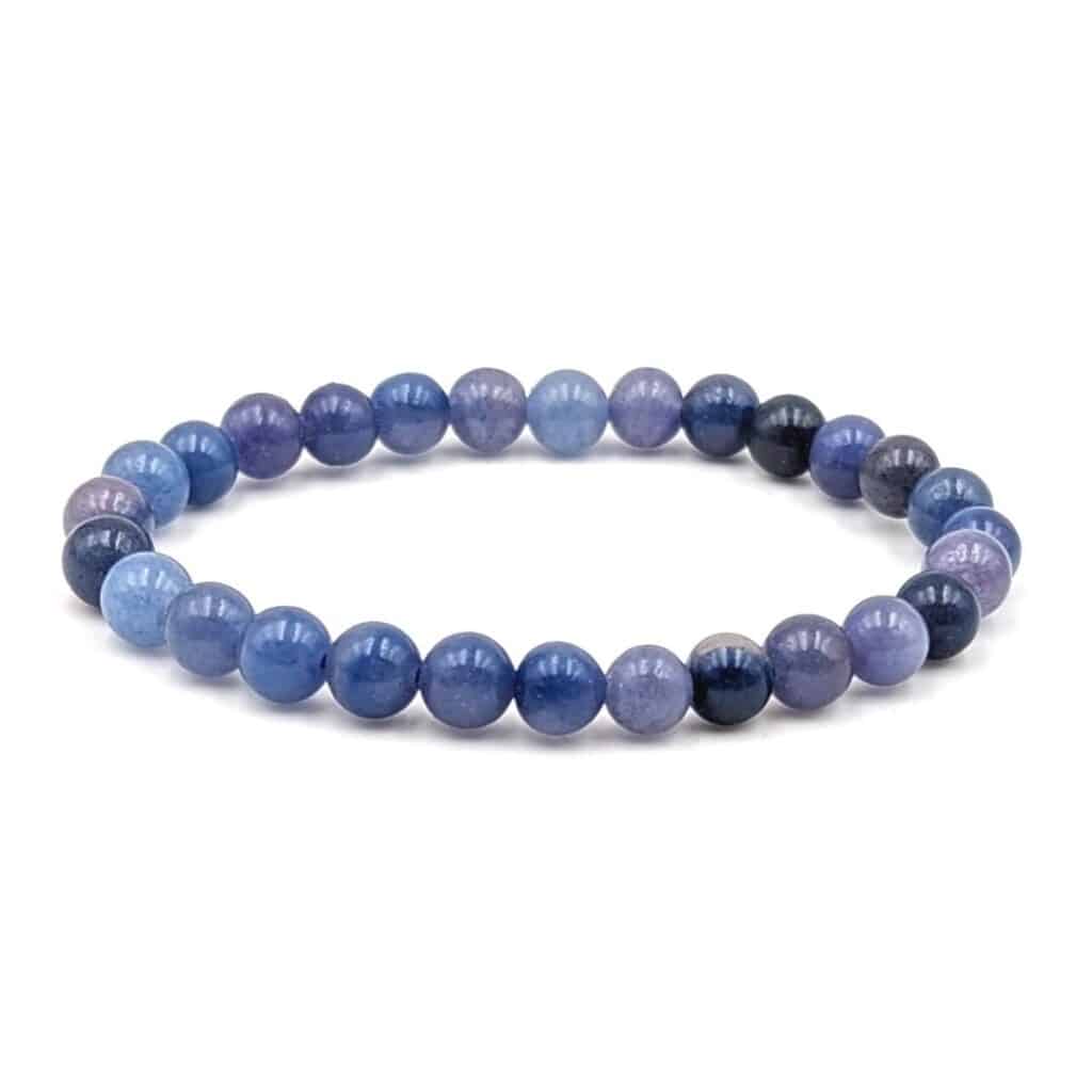 Bracelet Aventurine bleue 6mm