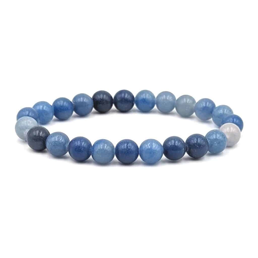 Bracelet Aventurine bleue 8mm
