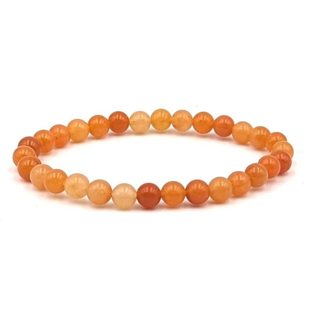 Bracelet Aventurine Orange 6mm
