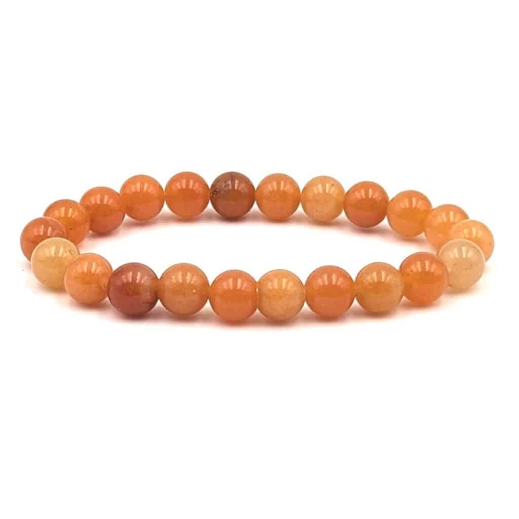 Bracelet Aventurine Orange 8mm