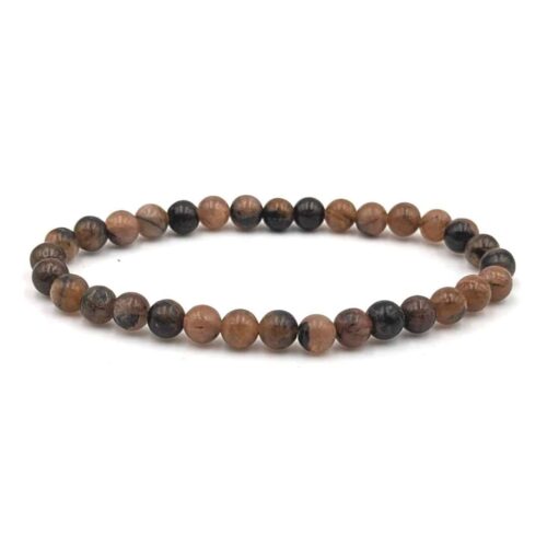 Bracelet Chiastolite 6mm