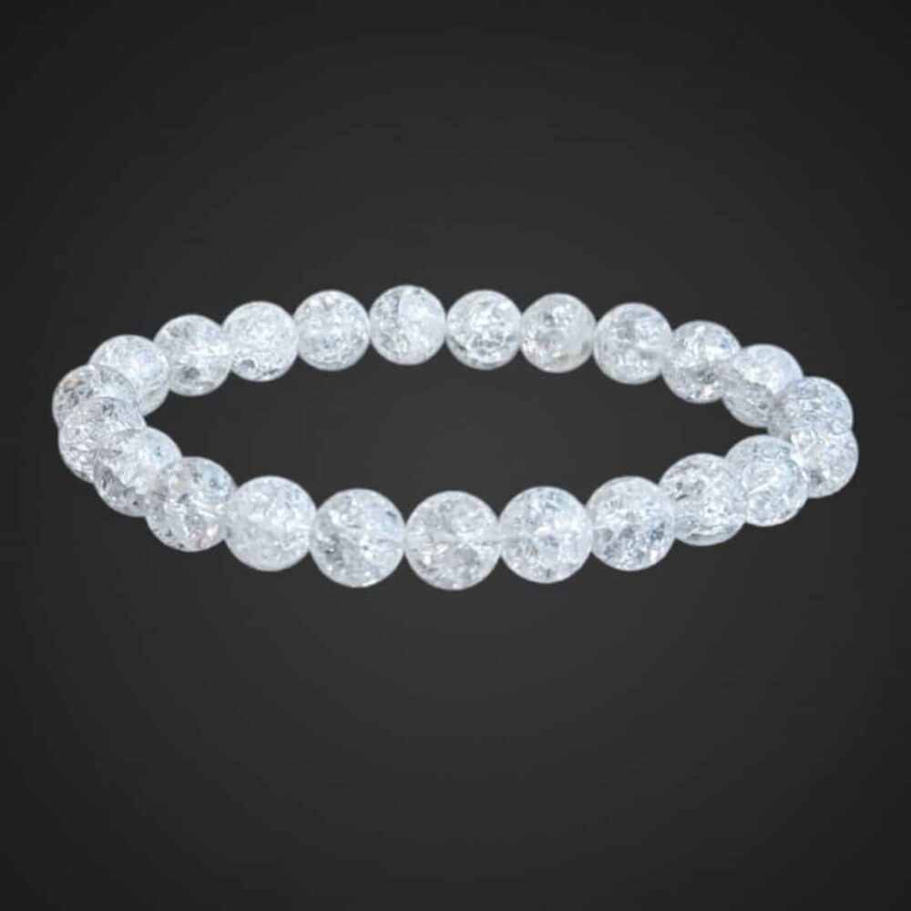 Bracelet Cristal de Roche crack 8mm