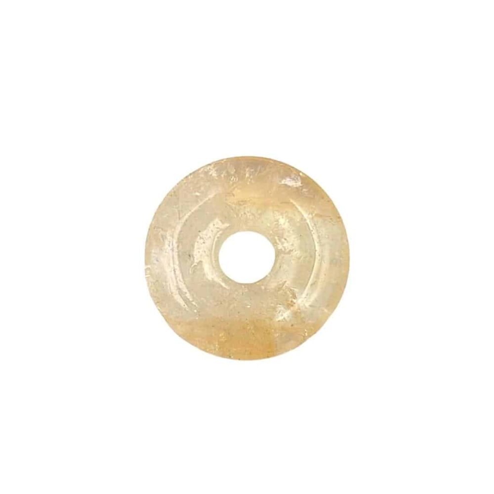 Donut citrine naturelle