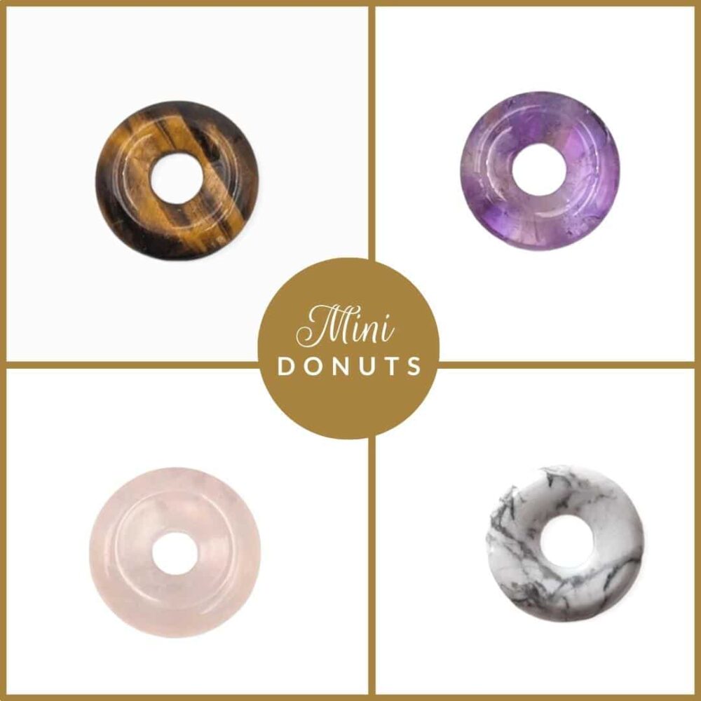 Pi Chinois Ou Donut En œil De Fer - 50 Mm, Pierre Naturelle, Pour Décoration, Lithothérapie, Cadeau