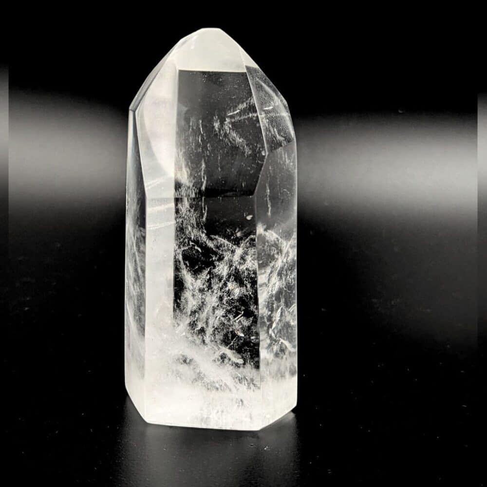 pointe cristal de roche 10cm