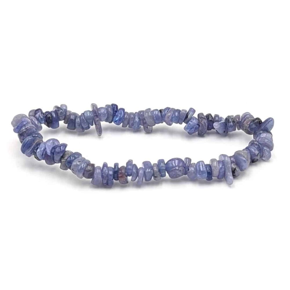 Bracelet Tanzanite bleue baroque