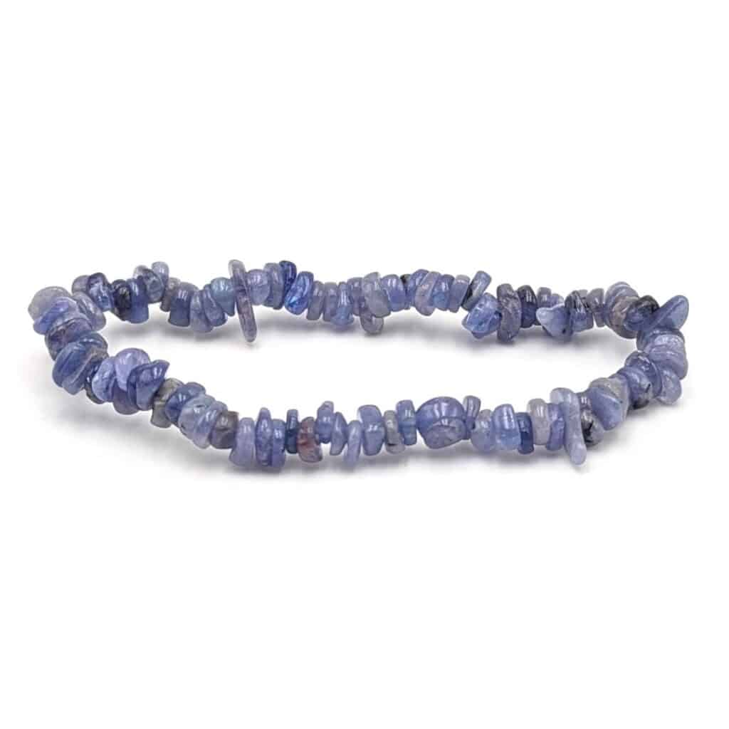 Bracelet Tanzanite bleue baroque