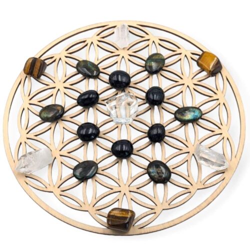 Grille de cristaux "Protection du foyer"