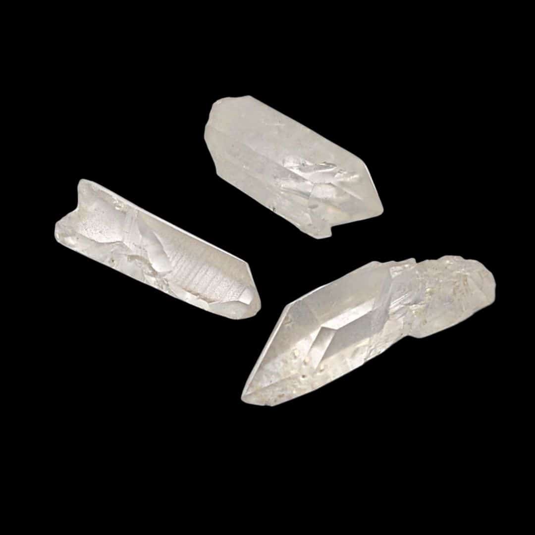 Kit de Géométrie sacrée en Quartz Lémurien