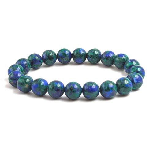 Bracelet Azurite Malachite 10mm