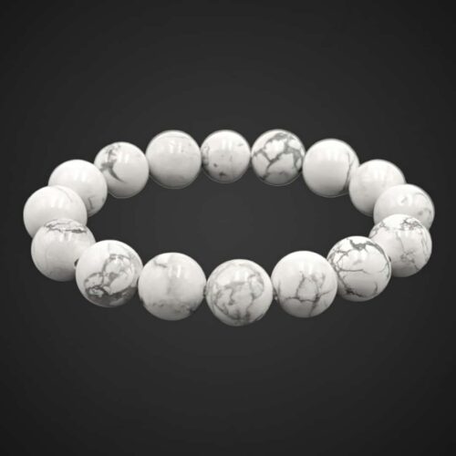Bracelet Howlite 12mm