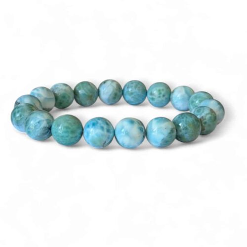 bracelet larimar 10mm