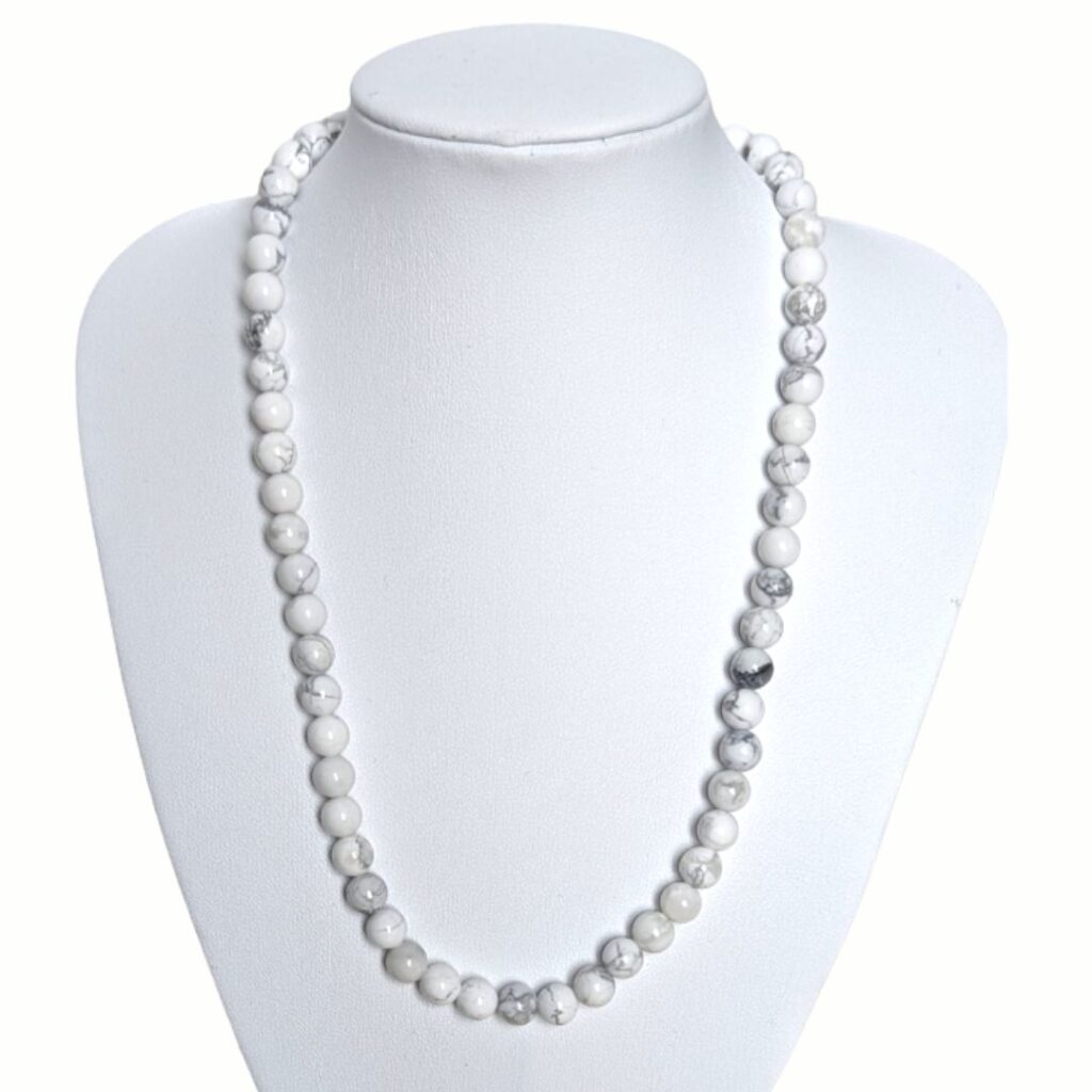 Collier pierre Howlite