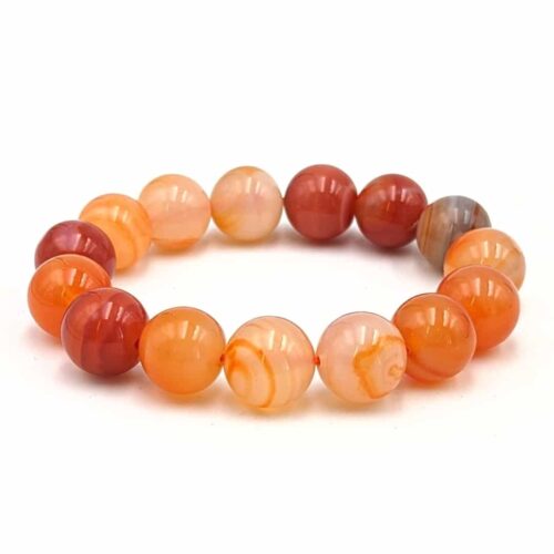 Bracelet Cornaline 14mm