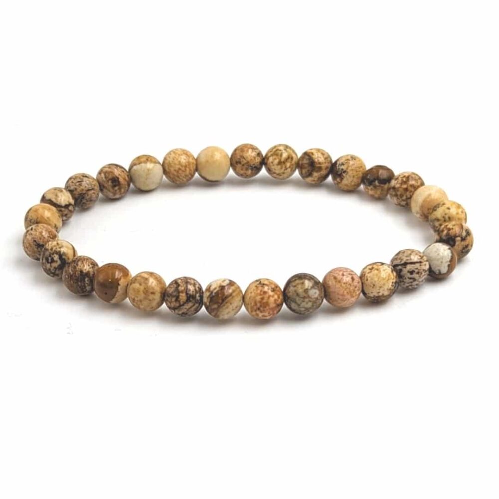 Bracelet Jaspe Paysage 6mm