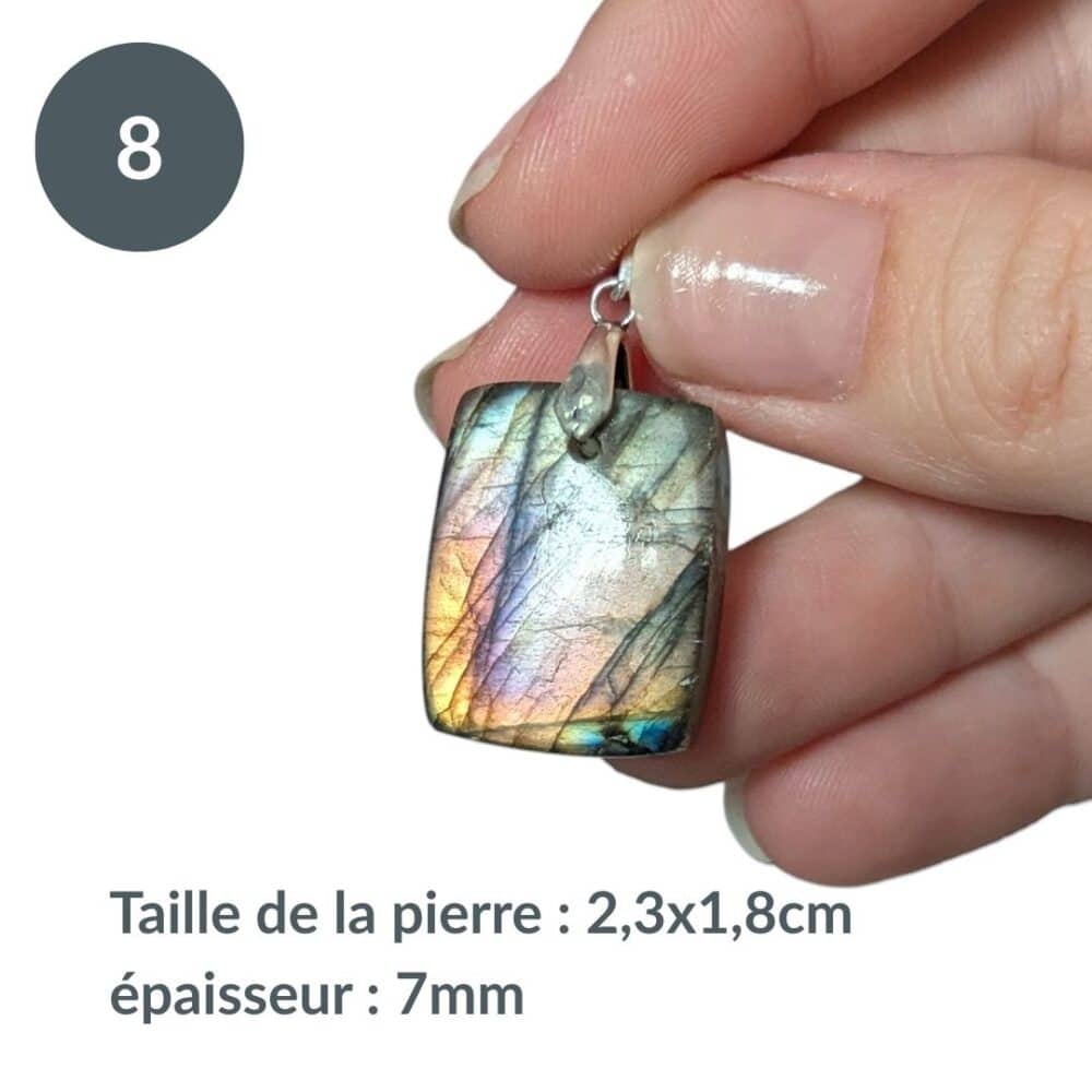 pendentif labradorite 8