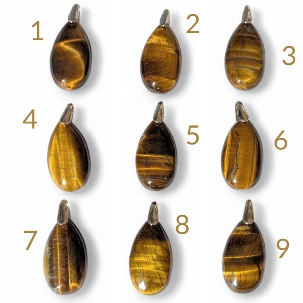 pendentif oeil de tigre
