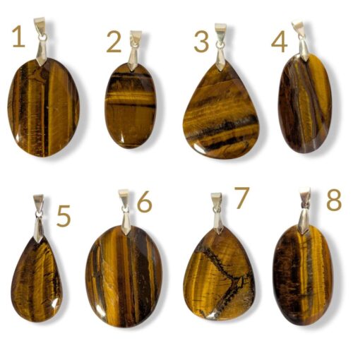 pendentif oeil de tigre