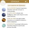 quelle pierre pour le signe gemeaux lapis lazuli calcedoine amazonite oeil de tigre lithotherapie gemeaux communication et esprit