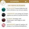 quelle pierre pour le signe scorpion obsidienne rhodonite grenat malachite lithotherapie scorpion transformation protection