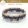 bracelets astro verseau pierres naturelles fluorite agate crazy lace sodalite howlite lithotherapie signe astrologique verseau