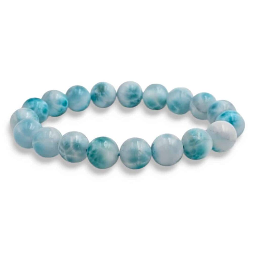 Bracelet Larimar 10mm aa