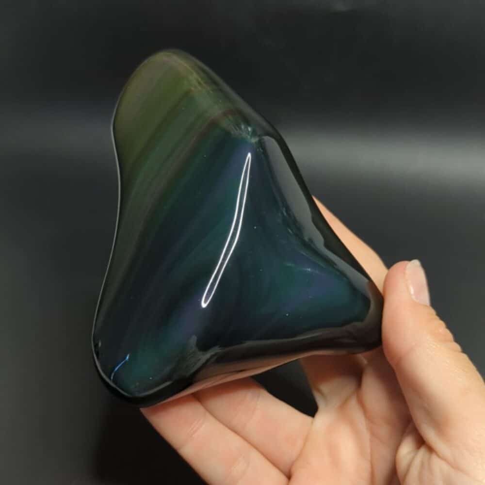 Obsidienne arc-en-ciel 276g