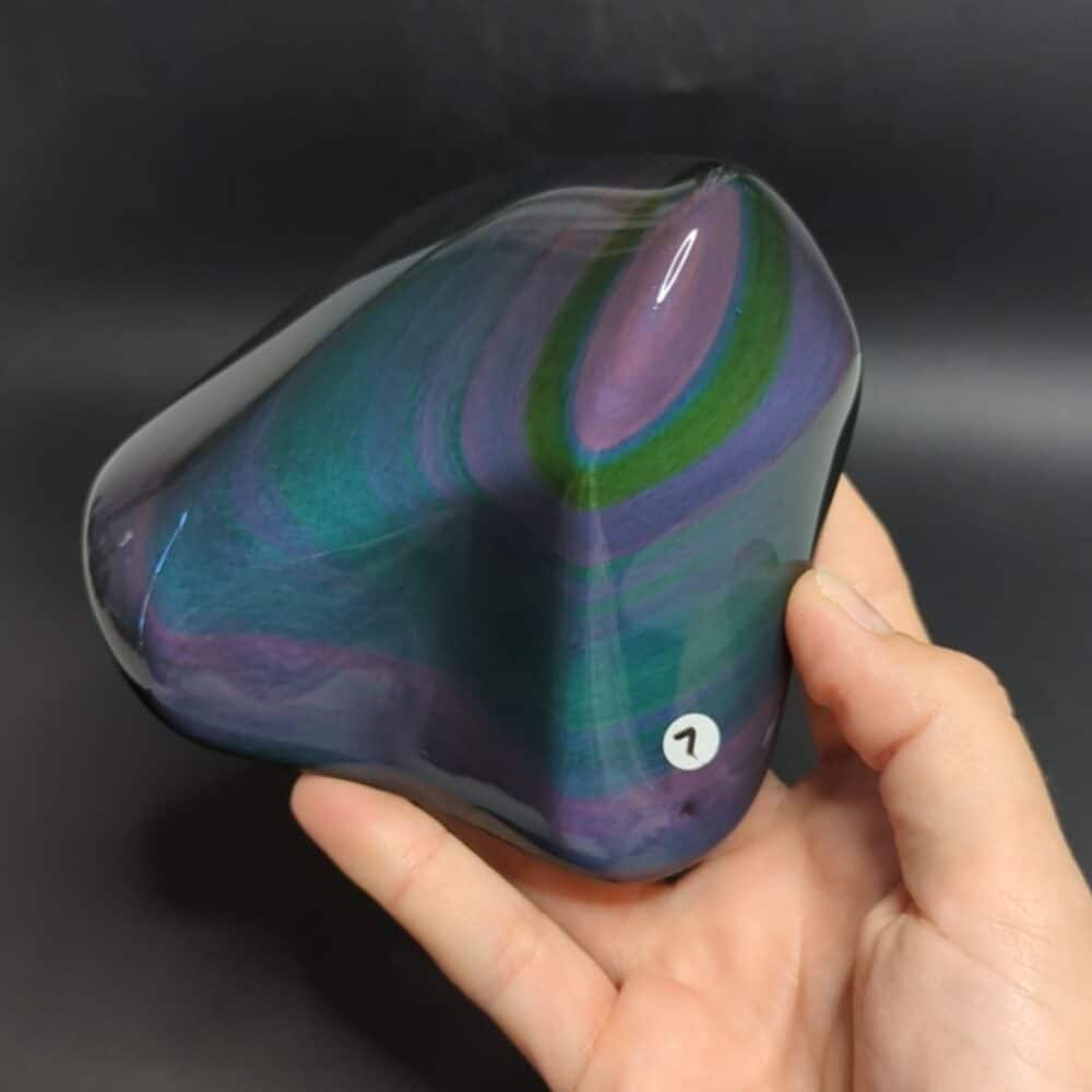 Obsidienne arc-en-ciel 476g