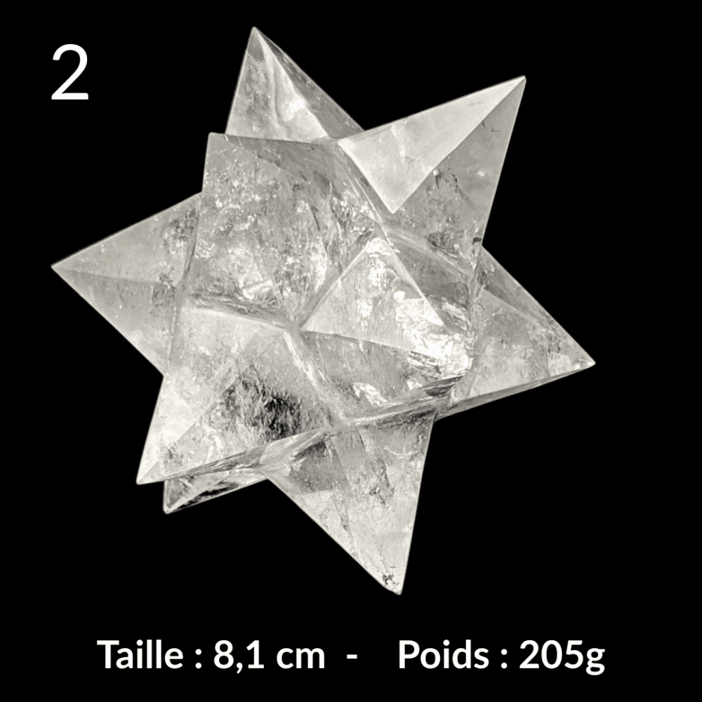 étoile de sirius en Cristal de roche (2)
