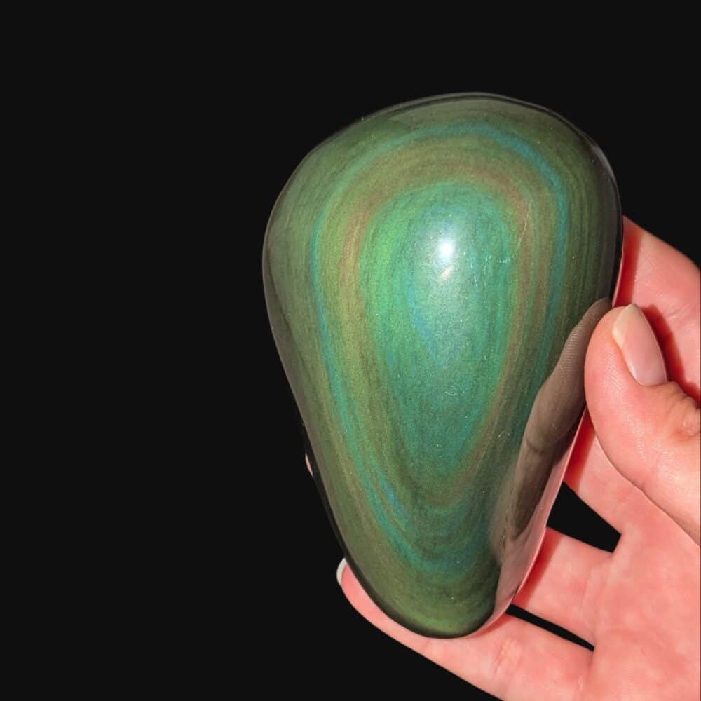 galet obsidienne oeil céleste 275g