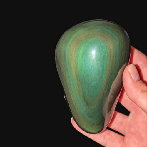 galet obsidienne oeil céleste 275g