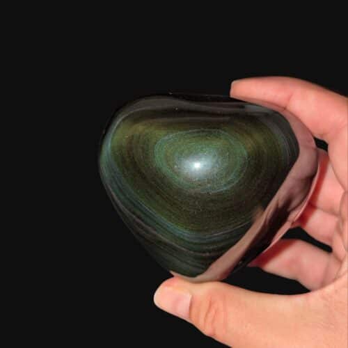 galet obsidienne oeil céleste 279g