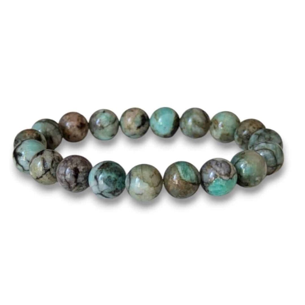 Bracelet Emeraude 10mm