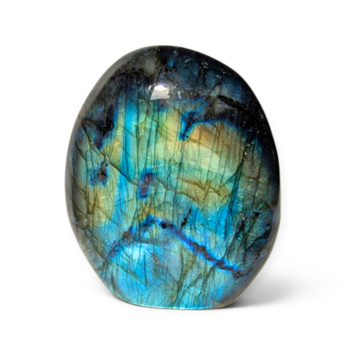 Labradorite reflets multicolores visage 718g