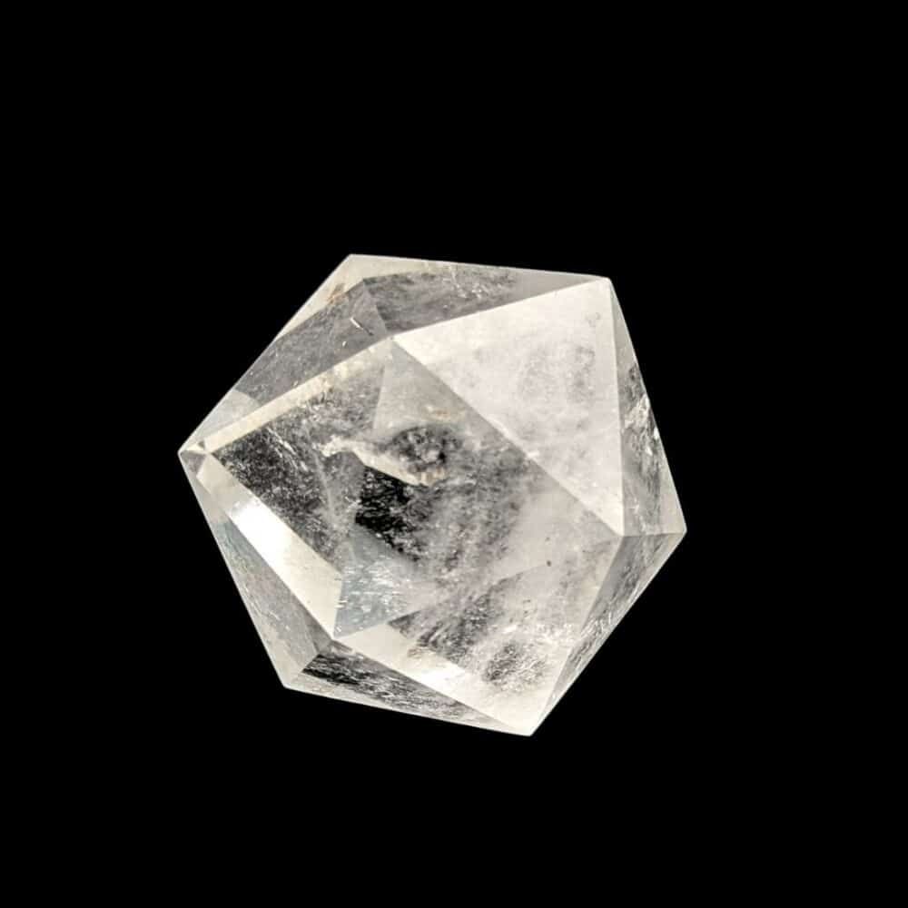 icosaèdre cristal de roche