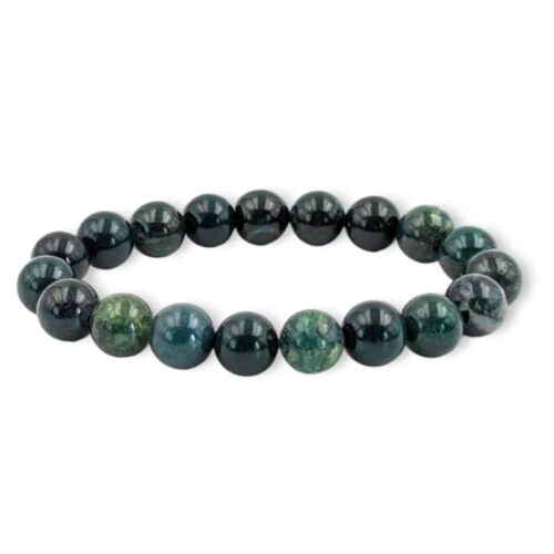 Bracelet Agate Mousse 10mm