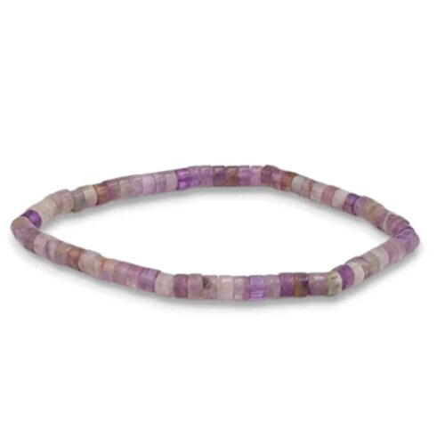 Bracelet Améthyste Heishi