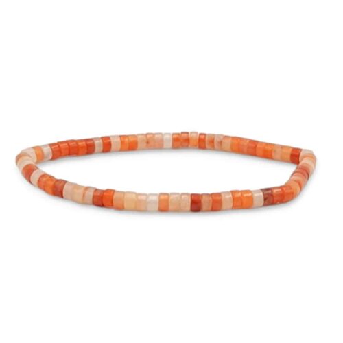 Bracelet Cornaline Heishi