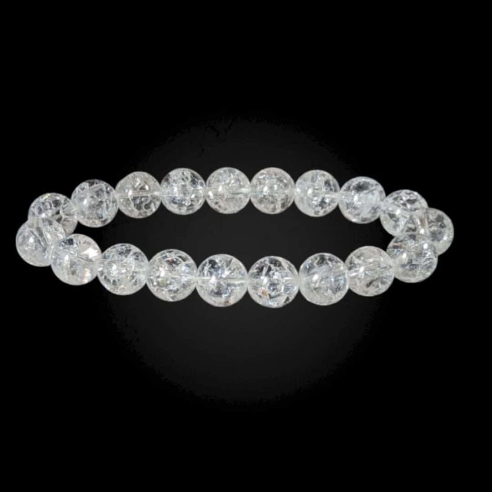 Bracelet Cristal de Roche crack 10mm