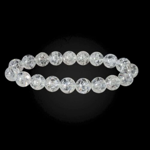 Bracelet Cristal de Roche crack 10mm