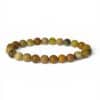 Bracelet en opale verte naturelle 8 mm, une pierre reconnue pour favoriser le renouveau, l'équilibre émotionnel et la sérénité au quotidien.