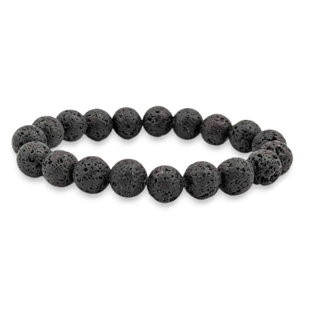 Bracelet pierre de lave 10mm