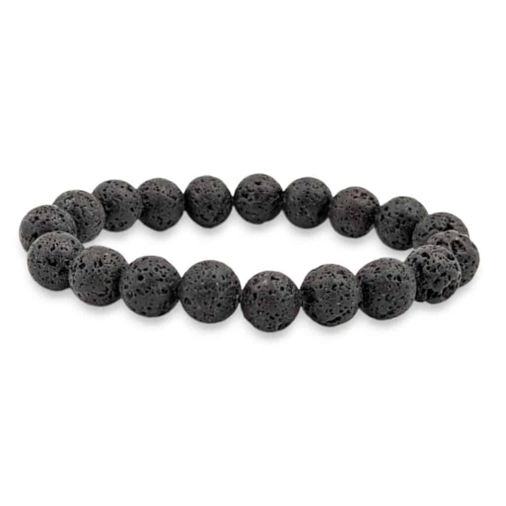 Bracelet pierre de lave 10mm