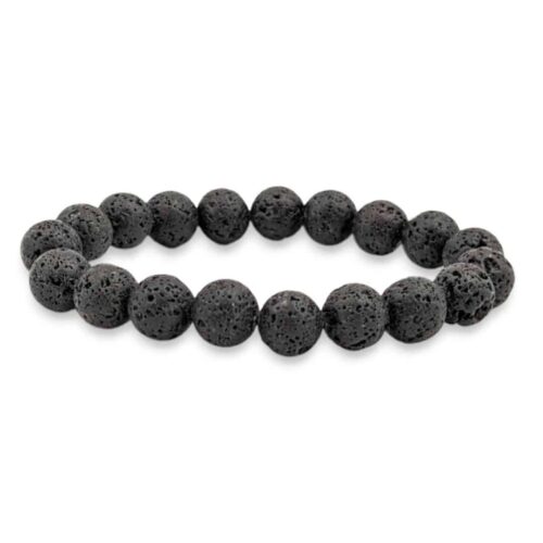 Bracelet pierre de lave 10mm