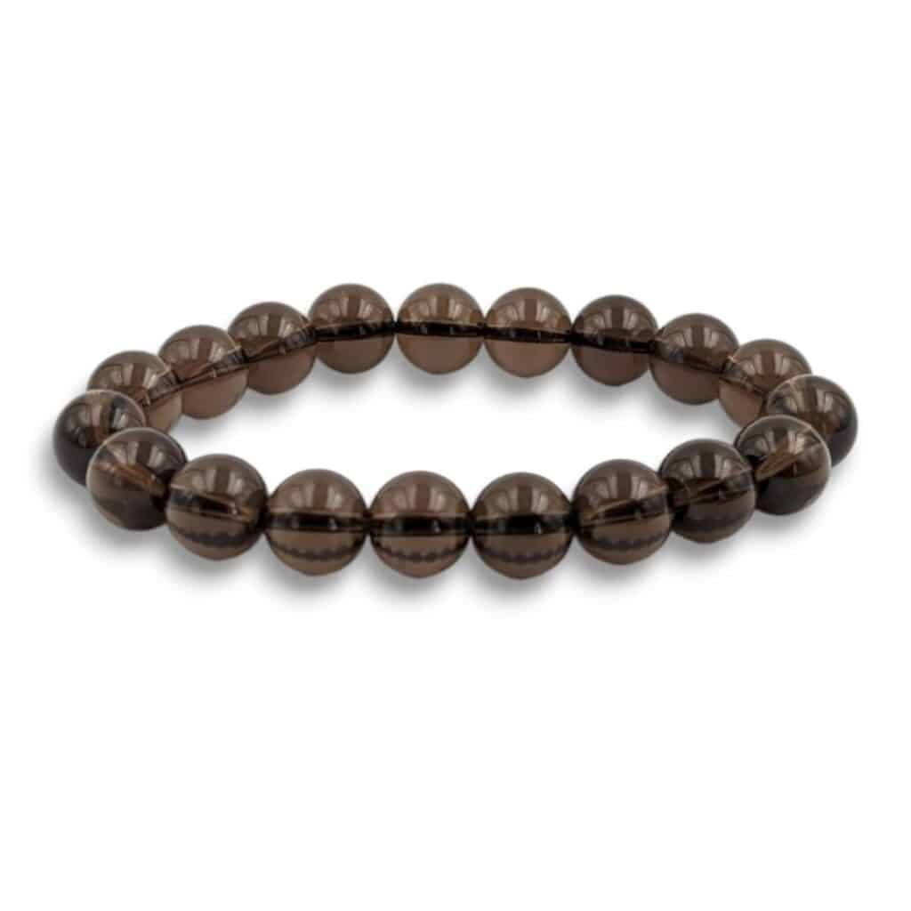 Bracelet Quartz fumé 10mm